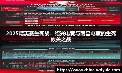 2025精英赛生死战：绍兴电竞与南昌电竞的生死攸关之战